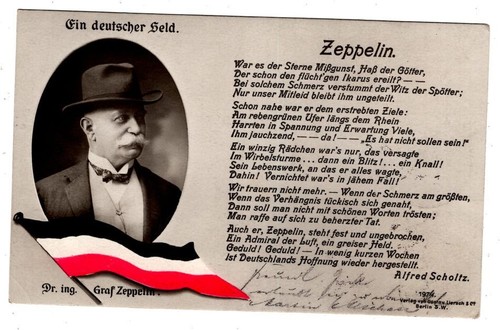 Zeppelin flugpost 1909 - zeppelin/flugpost,