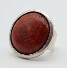 Schaumkoralle 925 Silber Ring