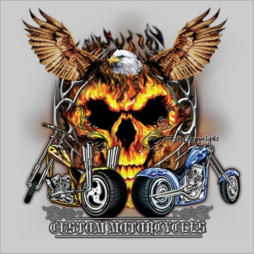 Shirt biker chopper - biker,