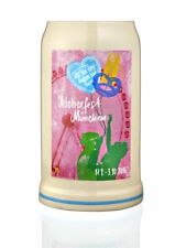 Steingut Bierkrug: Oktoberfest