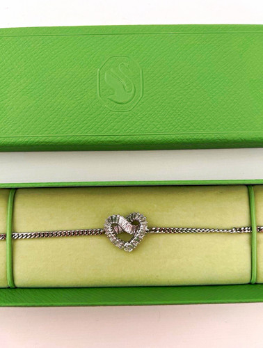 Swarovski armband silber herz - silber,