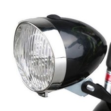 Vintage Retro Fahrrad Frontlicht Lampe Mit Halterung Superhell 3 LED Fahrrad BAK