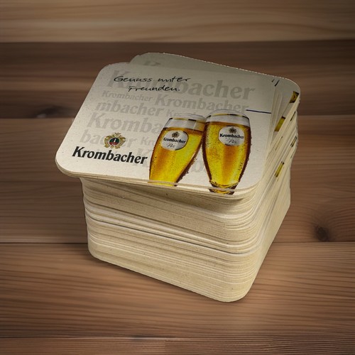 Krombacher bierdeckel bier - krombacher,