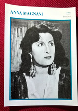 Anna Magnani (verst.), s/w-Starporträt-Karte, The Koball Collection, 18x13 cm