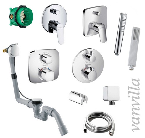 Vanvilla wannenset handbrause - wannenset,