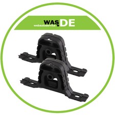2x Auspuff Gummi Auspuffhalter BMW 3er (E46) Metall Hänger, Aufhängung , ENDTOPF