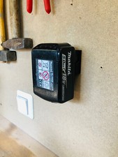 2x Makita 18V Akku Akkuhalter Akkuhalterung Halter Halterung Wandhalter
