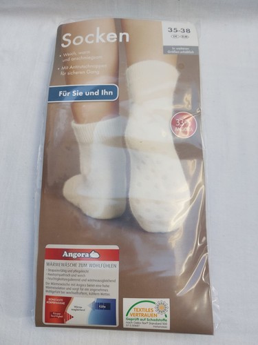 Angora socken mit - angora,