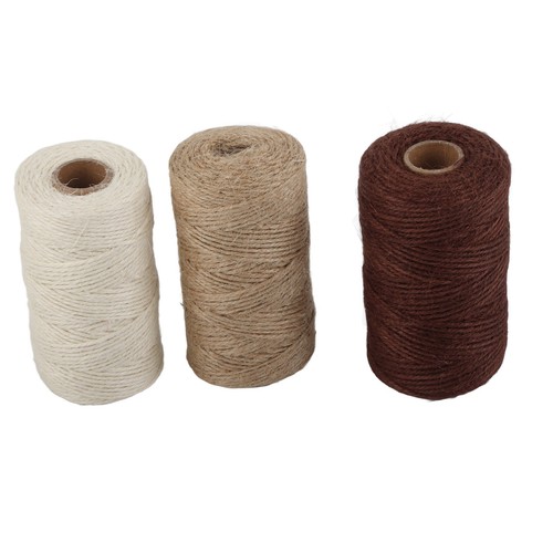 3pcs jute rope white - jute,