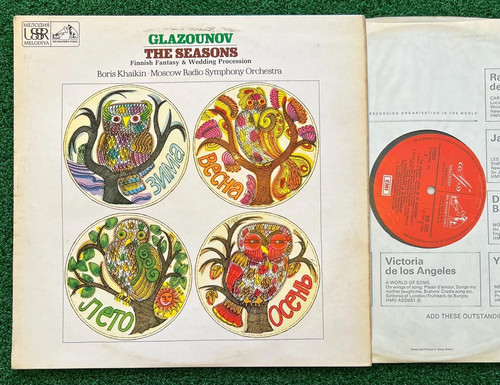 Asd 2522 glazounov the seasons - glazounov,