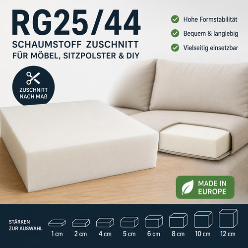 Rg25 schaumstoff zuschnitt - rg25/44,
