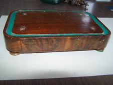 alter Sockel Podest Holzpodest Uhrensockel für Portaluhr Pendule ohne Glasdom