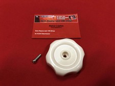 Verstellrad weiß Kunststoff