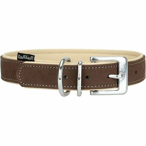 Knuffelwuff halsband leder - knuffelwuff,