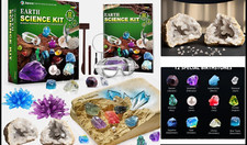 Japace Ausgrabungsset für Kinder, STEM Wissenschaft Spielzeug Edelsteine Ausg...