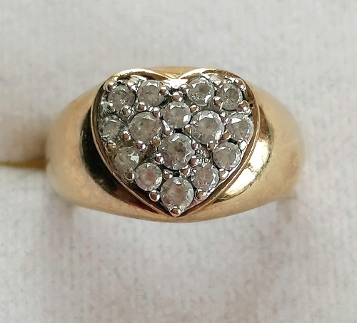 Massive goldring gelbgold - goldring, ring