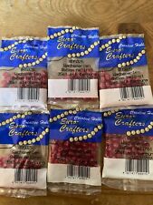 Perlen Wachsperlen Rocailles Hellrot