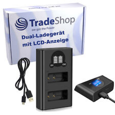 Dual Ladegerät LCD USB Typ-C für Canon LP-E12 LPE12 LP-E-12 Akku ACCU Charger