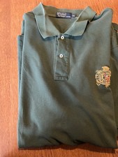 Polo by Ralph Lauren Polohemd dunkelgrün 3 XL Big Wappenstickerei und "3" rechts