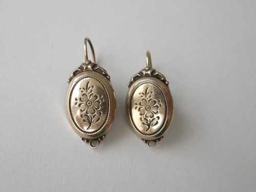 Antike ohrringe biedermeier - antike,