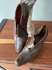 edle CYDWOQ Damenschuhe braun in Gr. 39, handmade gebraucht