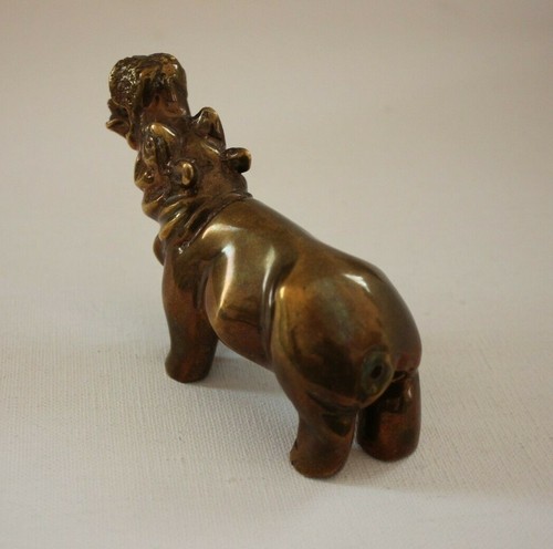 Nilpferd figur tier messing - figur,