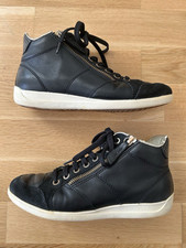 Geox Sneaker Leder Schuh Myria schwarz Damen | Reißverschluss links defekt | 36