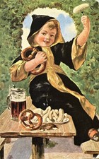 AK München Münchner Kindl Weisswurst 1913