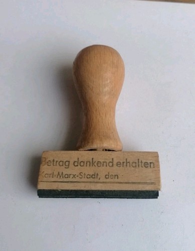 Ddr stempel karl marx - ddr, karl-marx-stadt