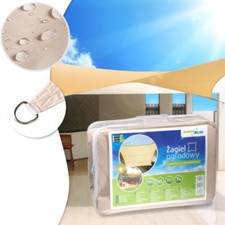 Sonnensegel Sonnenschirm Windschutz Sonne Quadrat Creme 3.6m 4m 5m