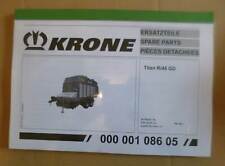 Krone Ladewagen / Silierwagen Titan R/48 GD Ersatzteilkatalog