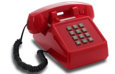 OPIS PushMeFon cable: 1970er US-Stil Retro-Tastentelefon