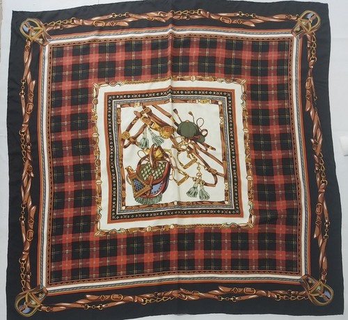 Vintage seidentuch silk scarf - vintage,