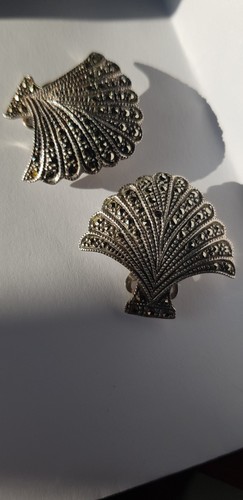 Schöne art deco ohrclips - schöne,