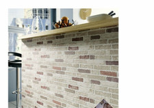 €1,31qm  1 Ro. Erismann 6703-13 Vintage Steinwand rotbraun grau hellrot Vlies