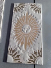 Fliesen Wandfliese Kachel Vintage 70er Jahre Sonne Ornament Ersatzfliese Cedit