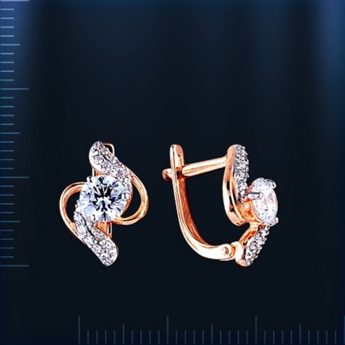 Ohrringe mit swarovski - ohrringe,