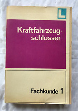 Buch, Fachkunde Kraftfahrzeugschlosser Teil 1,  Berufsbildung KfZ, transpress