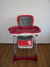 Babystuhl Kinderstuhl Hochstuhl ❤ Kombihochstuhl Rot Motiv Elefant von Baby Go