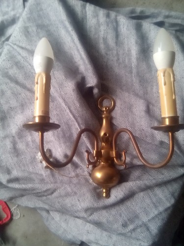 Wandlampe messing mit - wandlampe,