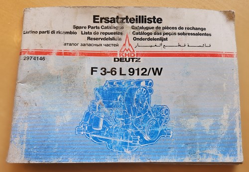 Ersatzteilliste motor deutz - ersatzteilliste, f