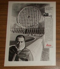 Seltene Werbung LEICA PRADOVIT COLOR 2 Diaprojektor Manolo Núñez Yanowsky 1988