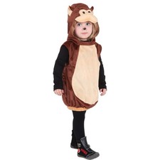 Süßes Kinder Affenkostüm Äffchen 104 cm für Karneval und Faschingsveranstaltunge