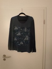 Langarmshirt, Vorn Seide, Gr