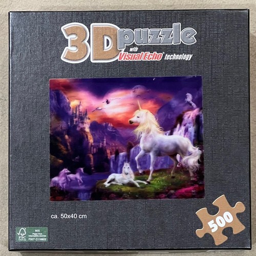 Puzzle visual echo einhorn - 3d,
