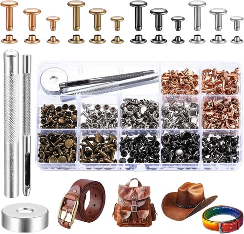 264 stück ledernieten set - ledernieten,