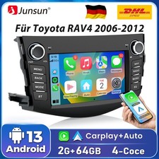 Android 13 Carplay Autoradio Für Toyota RAV4 2006-2012 GPS Navi WIFI SWC FM DAB+