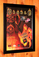1998 Diablo Blizzard Vintage Small Poster / Vintage Ad Page Framed