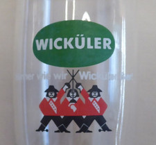 Wicküler Männer wie wir ! Biergenuß Musketiere Brauerei Glas Souvenir Märchen