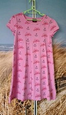 Süßes⚓️❤️Me & I Meandi❤️⚓️ Tunika Kleid Anker⚓️ Herz ❤️ Gr. 122 128 Rosa ⚓️❤️